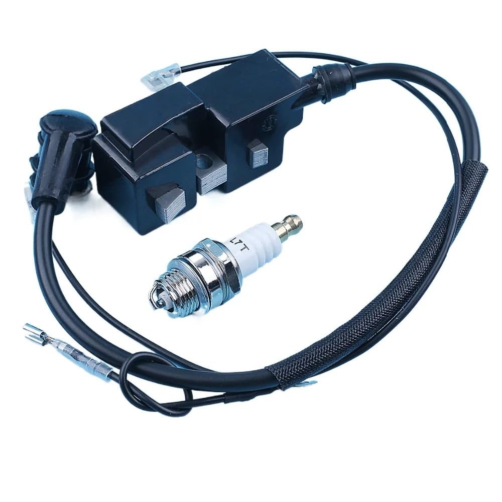 Bujía de bobina de encendido compatible con Husqvarna 385 390 XP 365 371 372 372XP # 503 96 24-06 pieza de motosierras