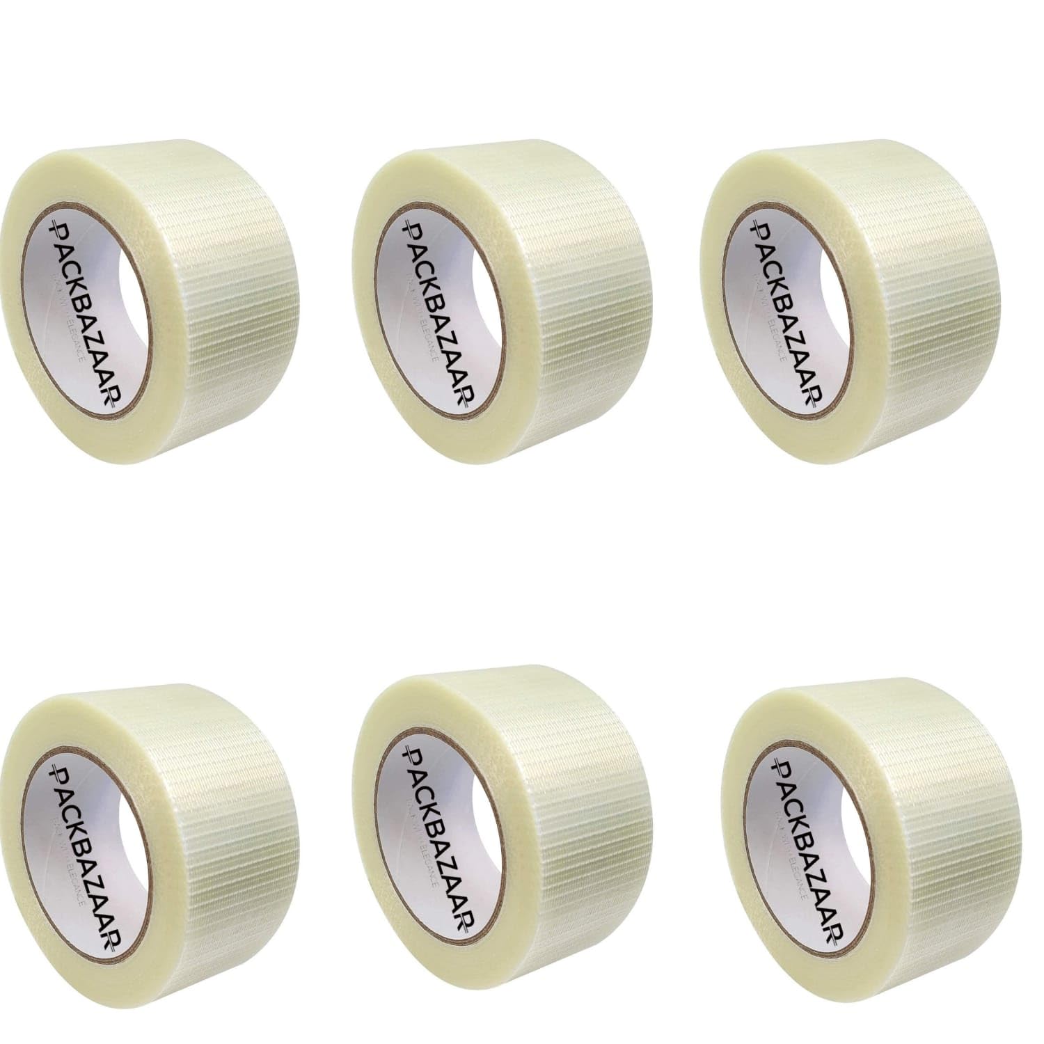 Packbazaar Cross Filament Strapping Tape, 2 Inch x 50 Meter, Heavy Duty Transparent Reinforced Fiberglass Tape. (3 inch, 6) (B0CNRZSXQR) Amazon Price History, Amazon Price Tracker