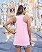 Magic Tank Top Sequin Magical Castle Shirt Cute Family Vacation Trip Sleeveless Tops Summer Graphic Tank Tunic Pink