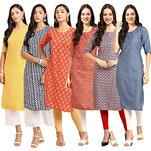 Image of Pinkmint Women's Crepe Digital Printed Straight Kurta