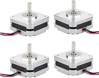 4X 17Hs08-1004S 4-Lead 17 Stepper Motor 20mm 1A 13Ncm(18.4Oz.In) 42 Motor Nema17 Stepper for DIY 3D Printer Cnc