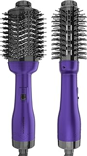 فرشاة لتكثيف وفرد الشعر بلون أرجواني RB-V2-PRO من راش براش ذهبي 100 واط