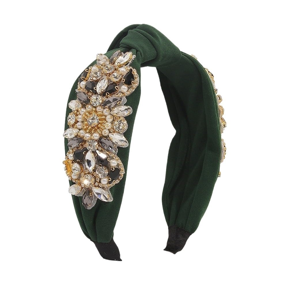 Accessorio for capelli con fascia for capelli con nodo in tessuto leggero e lussuoso da donna con fascia floreale(C)