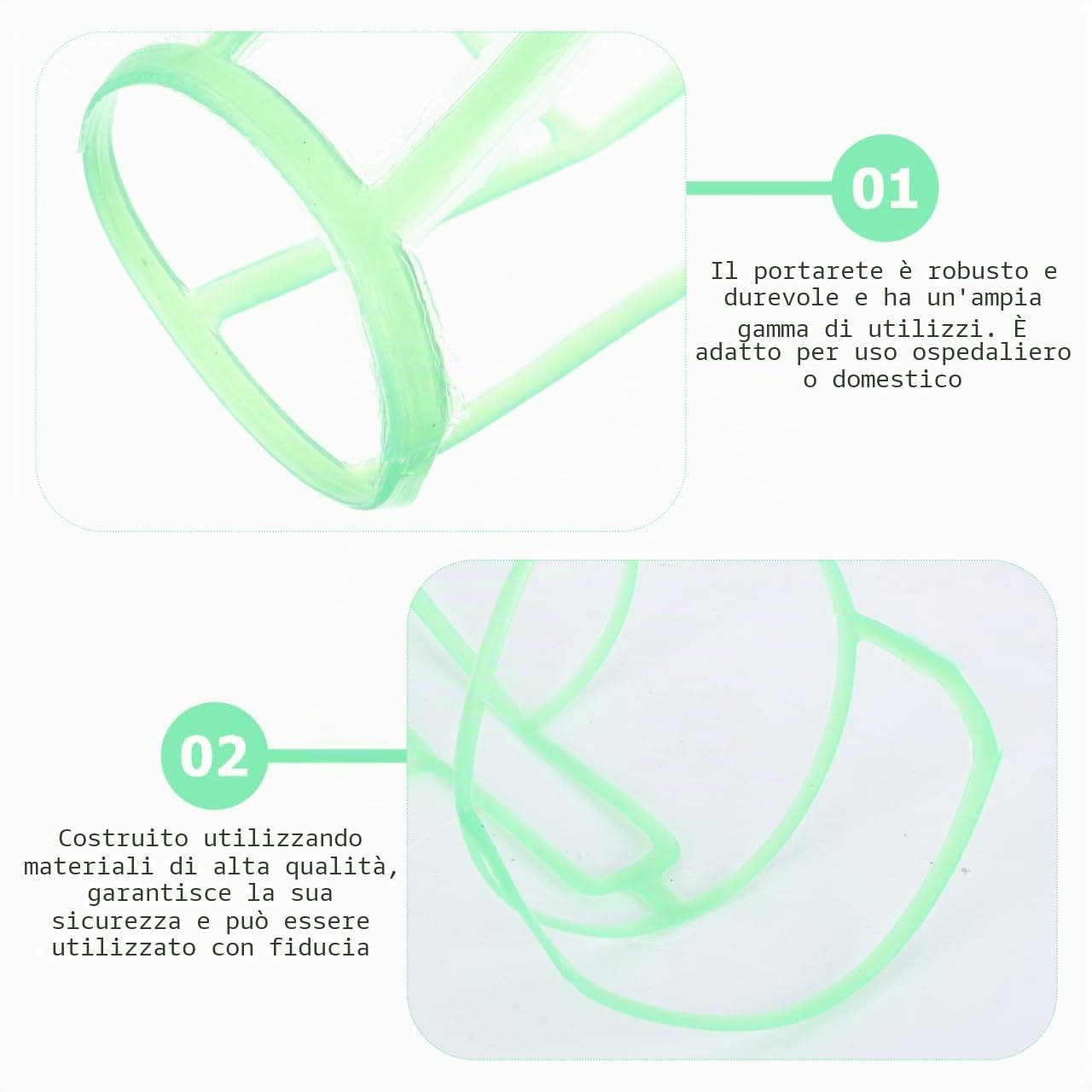 36 Pezzi Rete Sospesa Per Flacone Di Infusione Coperture Per Bottiglie Saline Reti in Plastica Resistente Portaborraccia Sospeso Per Soluzione Salina Portaflaconi Per Uso Ospedaliero E Domestico
