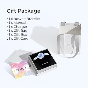 Amazon.com: TOTWOO Single Touch Bracelets for Couples, Light up