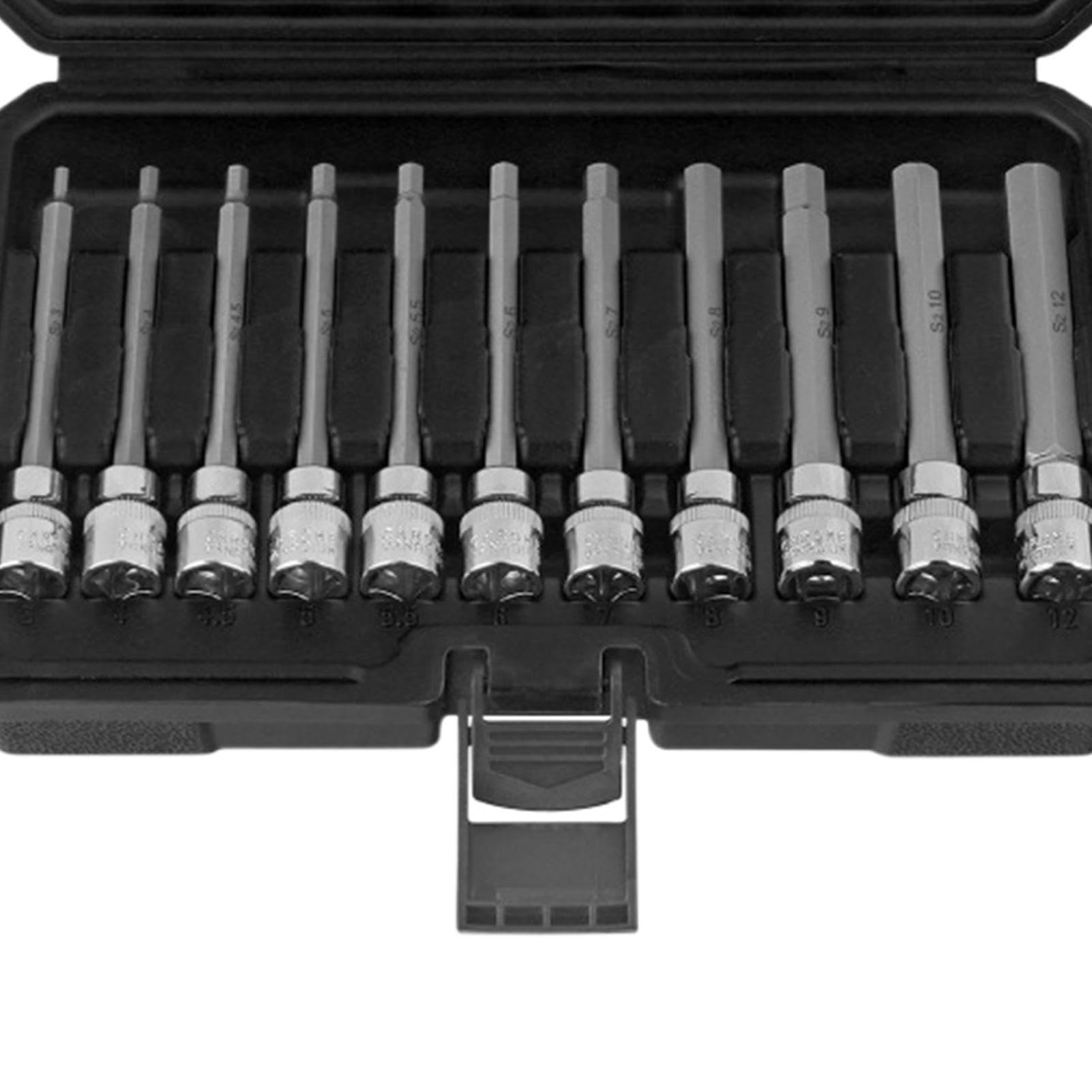 Set di chiavi a bussola esagonali metriche da 3/8", 20 pezzi