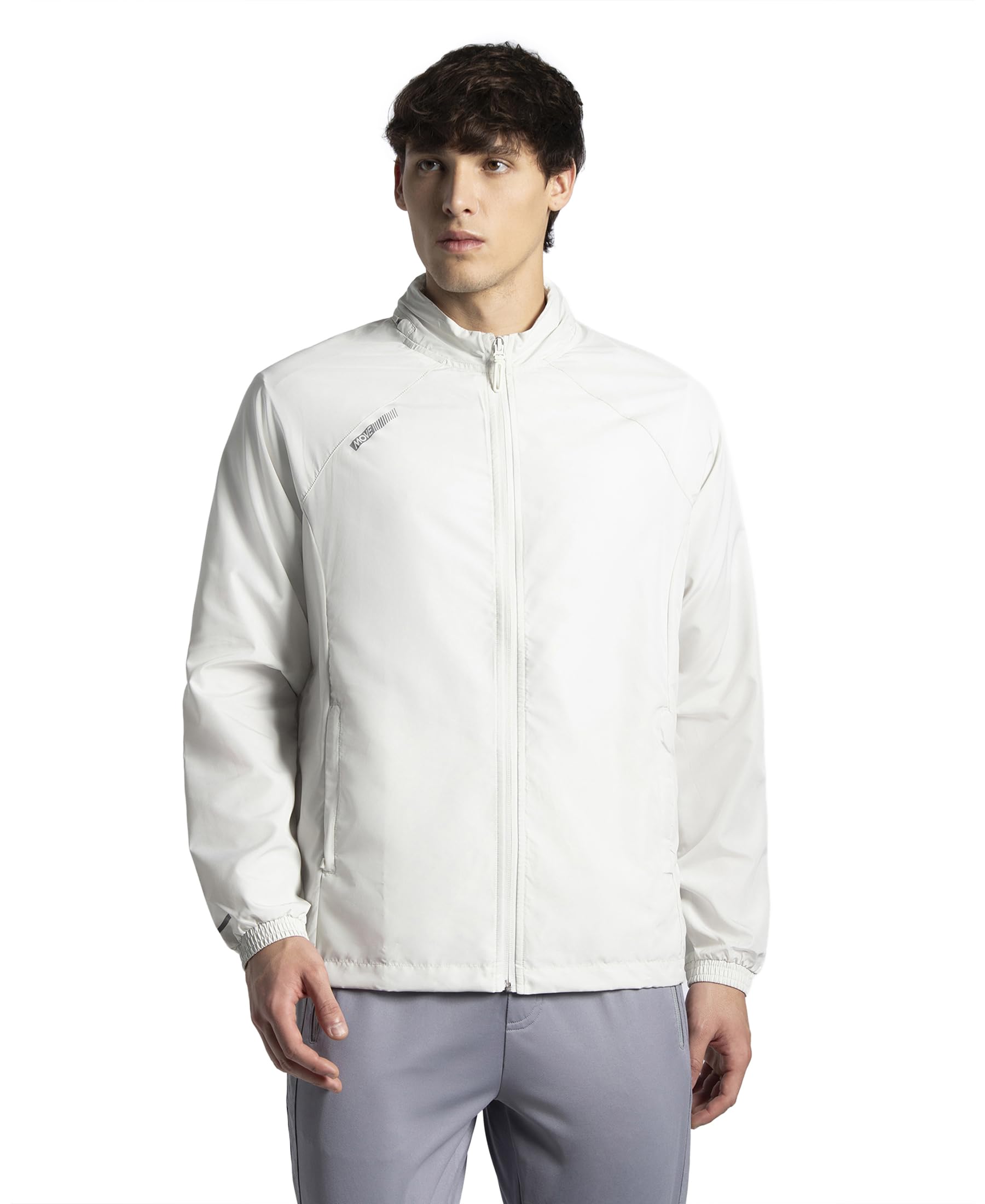 Jockey MV40 Men's Microfiber Fabric Water Resistant Convertible Active Wear Hoodie Jacket| Standard Length-image-3