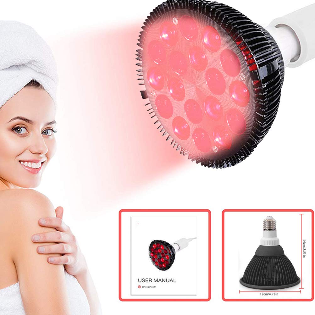 Lampada Terapia a Luce Rossa per il Corpo, 54 W, LED Infrarossi 660 nm e 850 nm, per la Pelle