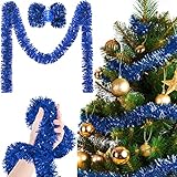 💝 【Material Confiable】Estas guirnaldas están hechas de alambre de metal y material PET, no tóxico, inodoro, seguro y adecuado para la decoración de fiestas en interiores o exteriores.Color brillante y vivo, muy hermoso y brillante, material duradero, reutilizable.