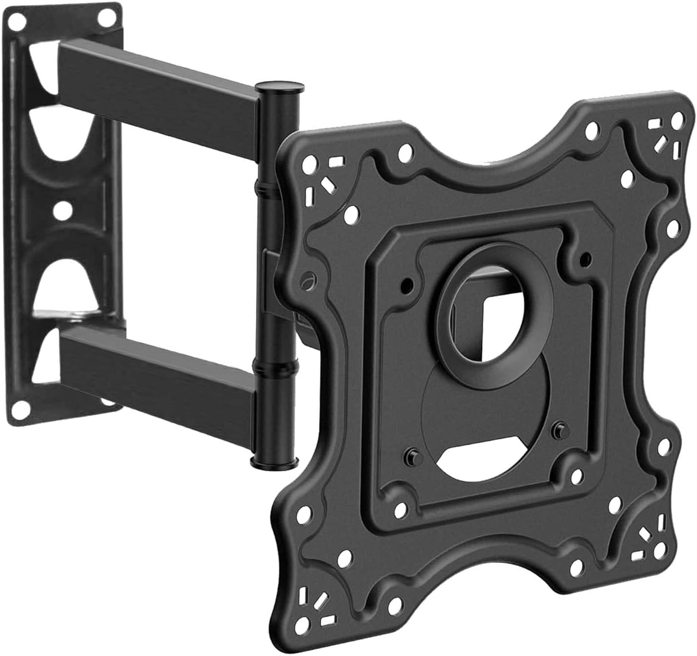 SM3 Full Motion Movable TV Wall Mount for 32 to 43 Inch Smart TVs | Tilt +8° to -5° & 180° Swivel|Adjustable Arm 40mm–360mm|Heavy Duty Wall Bracket |Max Load 25 Kg |VESA Up to 200×200(Black)