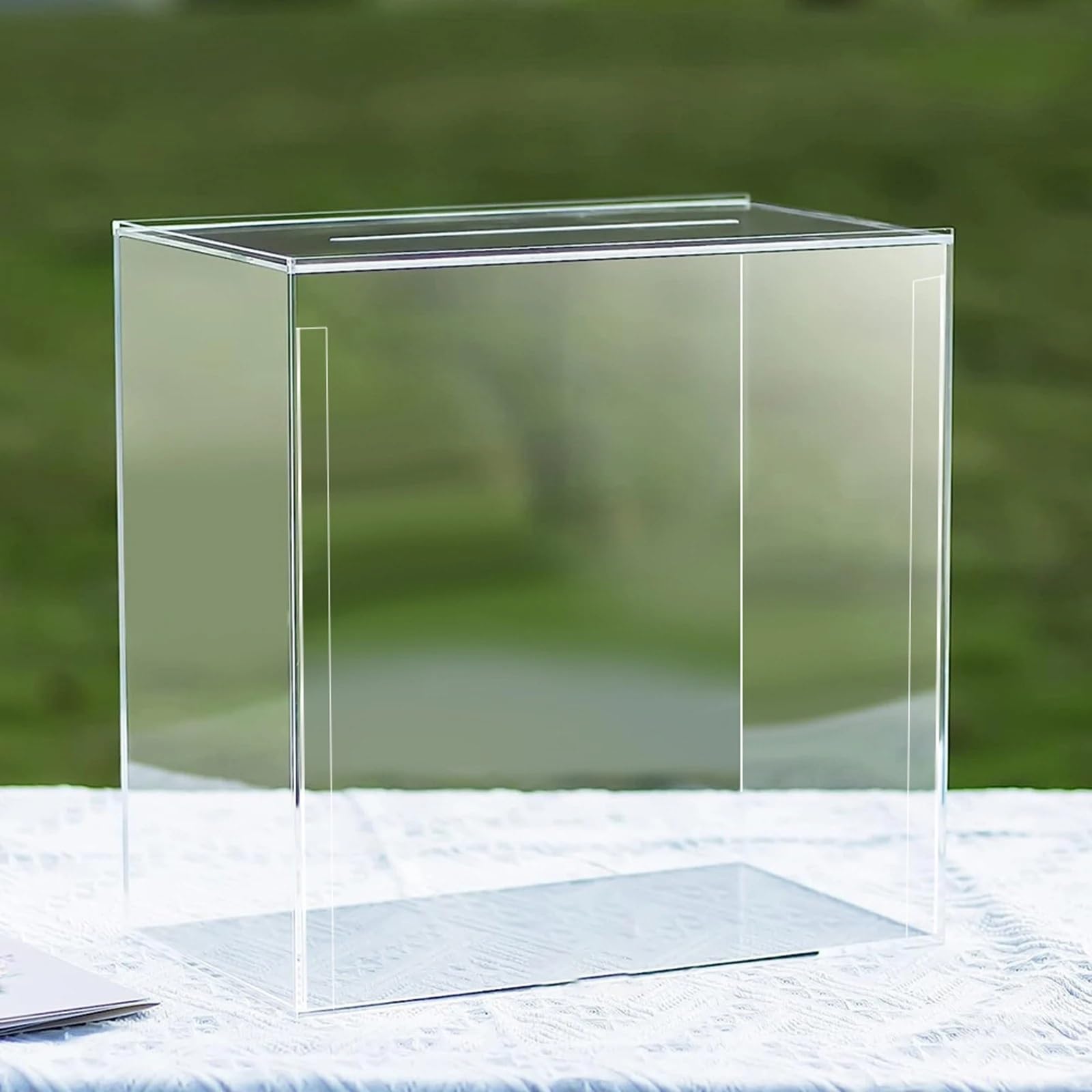 Scatola per partecipazioni di nozze Porta biglietti di matrimonio, centrotavola, porta buste nuziali, for anniversario, ricevimento nozze, cerimonia laurea