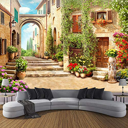 YXTSmurals Fotomurales Decorativos Pared Vinilos Decorativos Papel Fotografico 3D Verde Plantas...