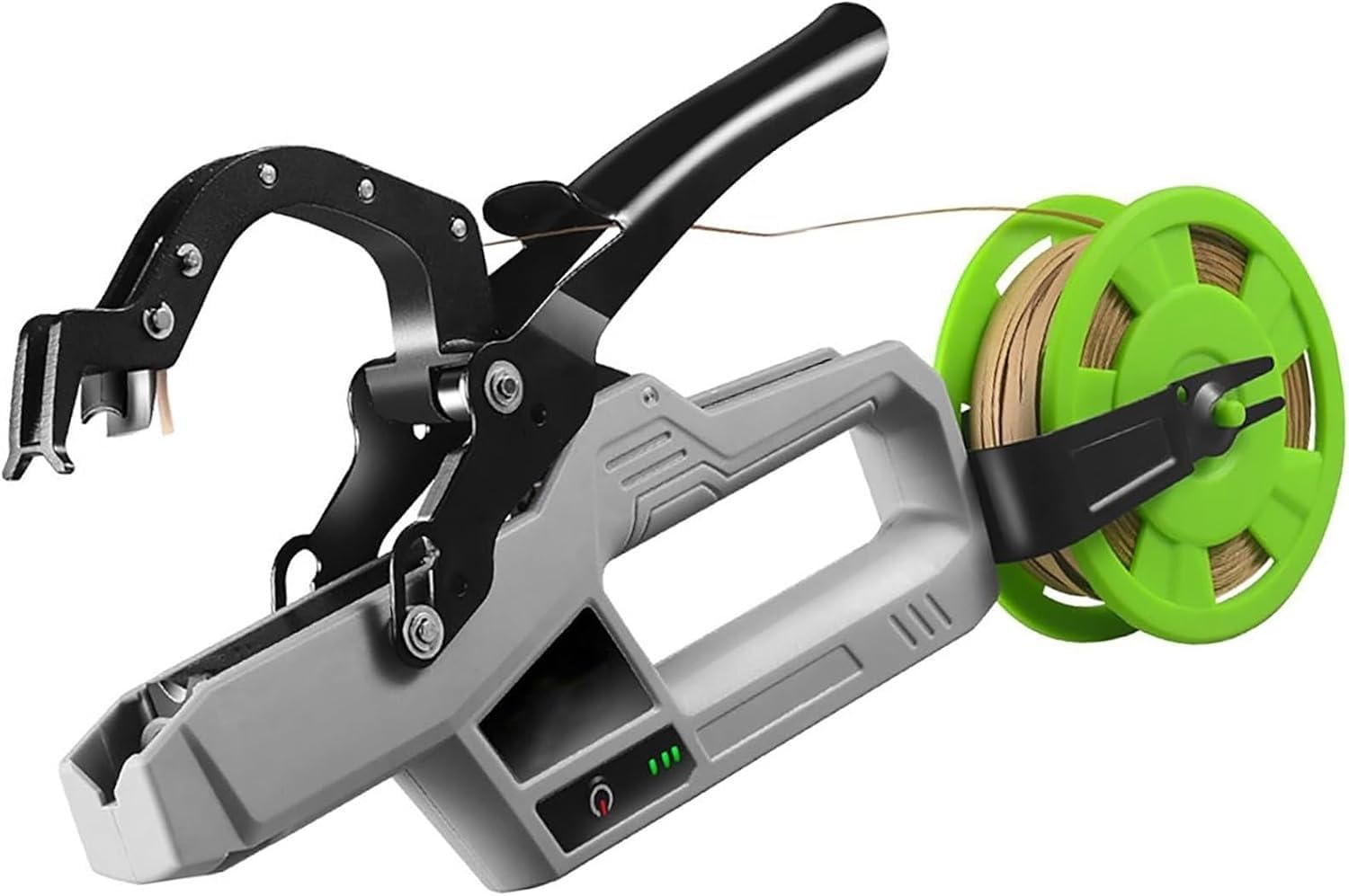Cordless Plant Tying Machine With Wire Rolls For Efficient Vine Binding In Gardens, Ideal For Grapes, Raspberries, And Tomatoes