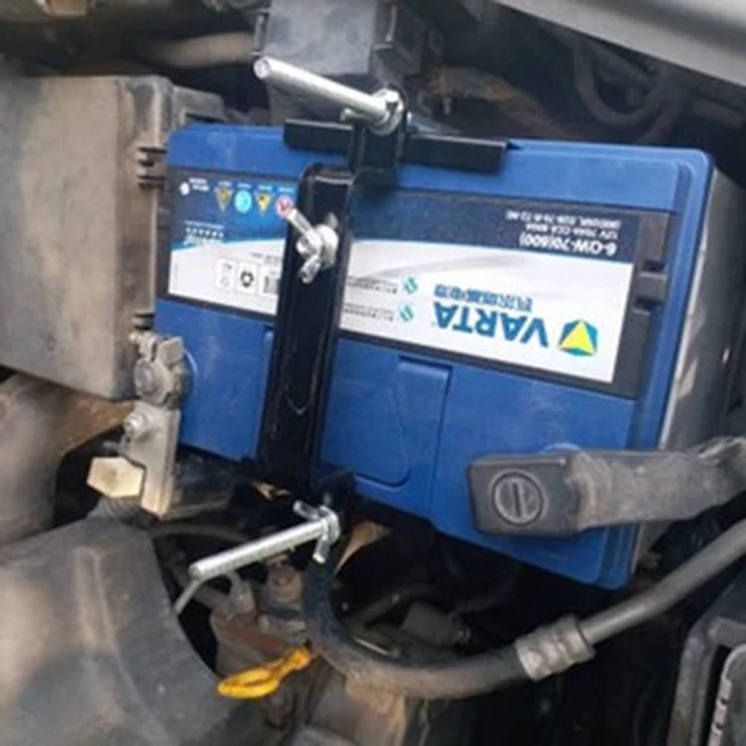 Accuhouder, houder voor het vastzetten van de batterij van