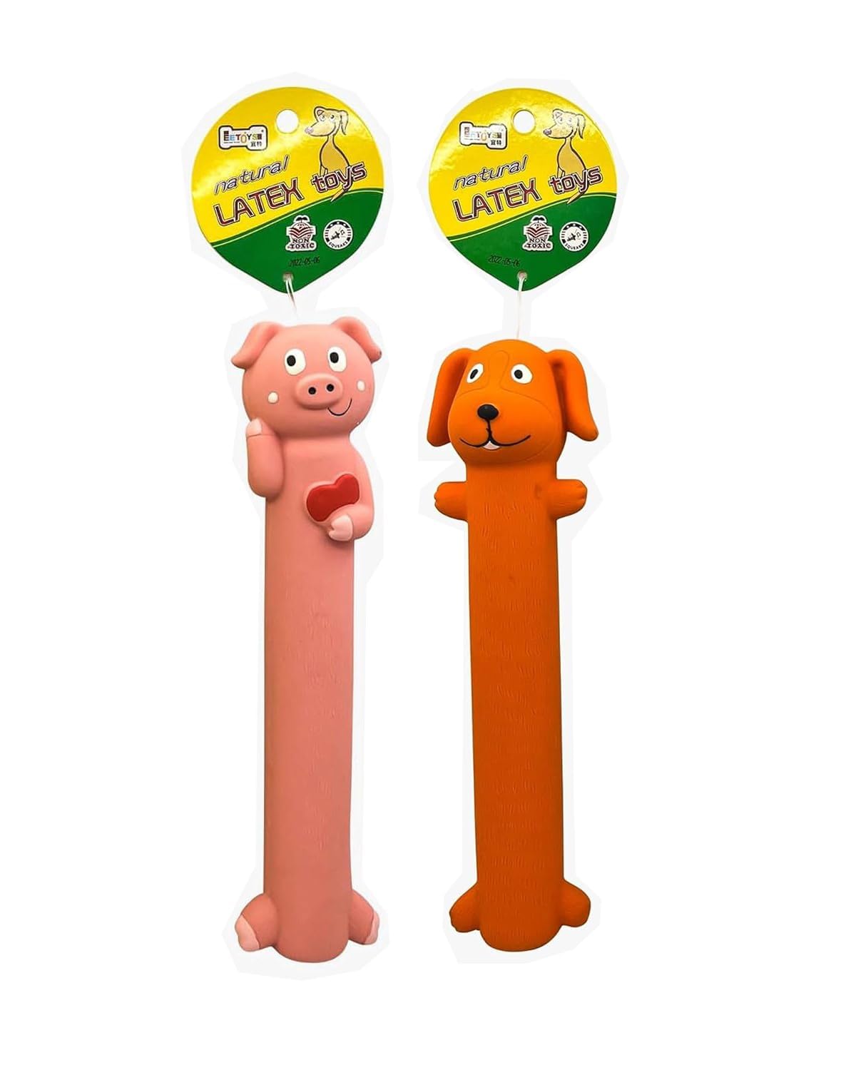W9 Pet Products Combo of 2 Natural Latex Rubber Dog Toy-Suitable for Small Puppy-Durable, Fetch & Sound Interaction Toy-Happy Pig and Happy Dog (B0CJCMWDWB) Amazon Price History, Amazon Price Tracker