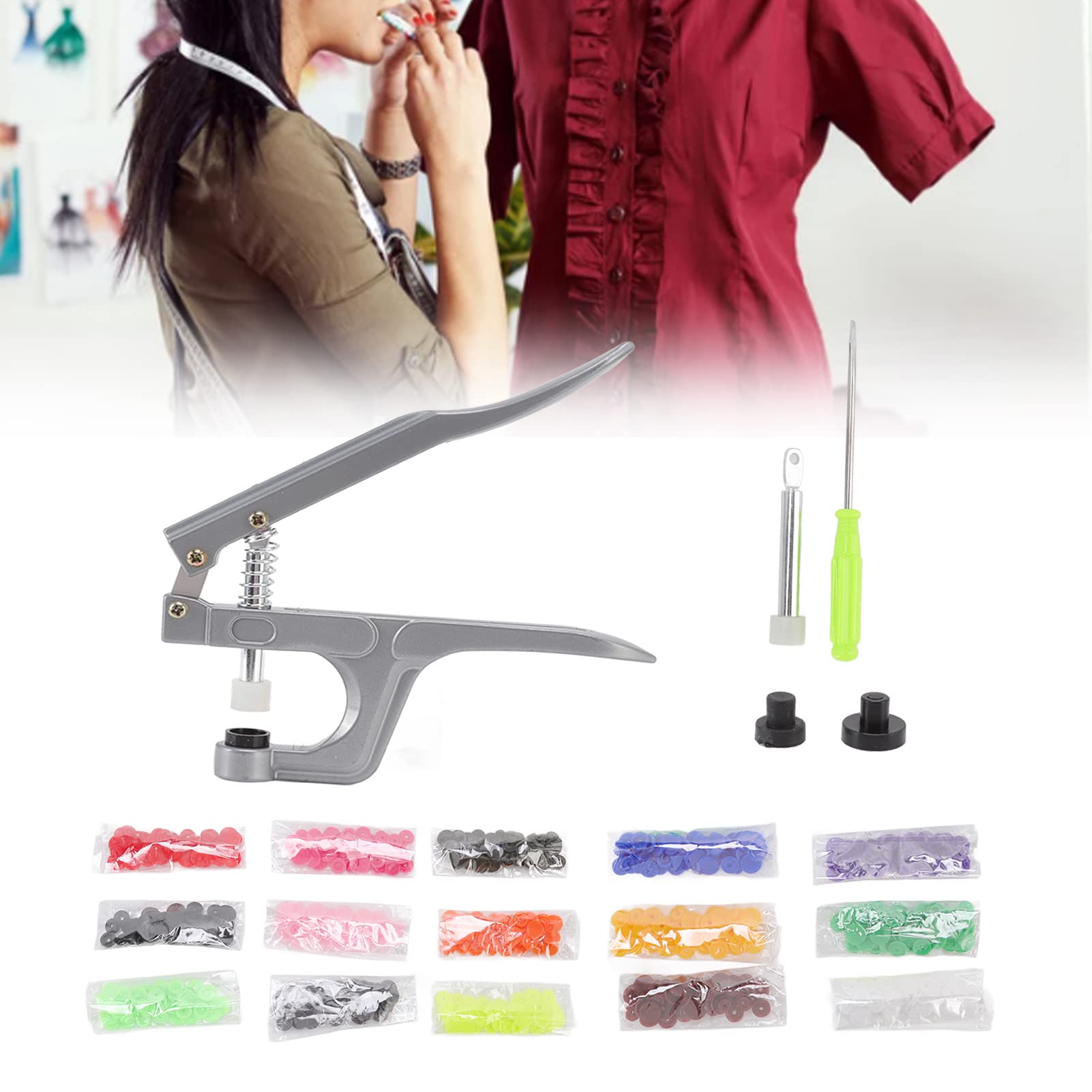 Bottoni Automatici Plastica Trasparente Chiusure A Scatto Prym Trasparenti - 10mm Per Cucire Su Abiti E Progetti Craft Accessori Cucito Prym - Foto 9