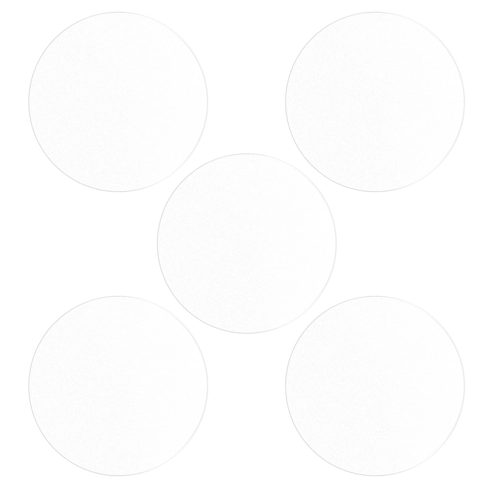 HARFINGTON 5pcs Watch Glass Screen Protectors 39mm Matte Soft TPU Anti-Glare High Definition HD Clear Round Smartwatch Screen Protection Film (for Flat Screen)