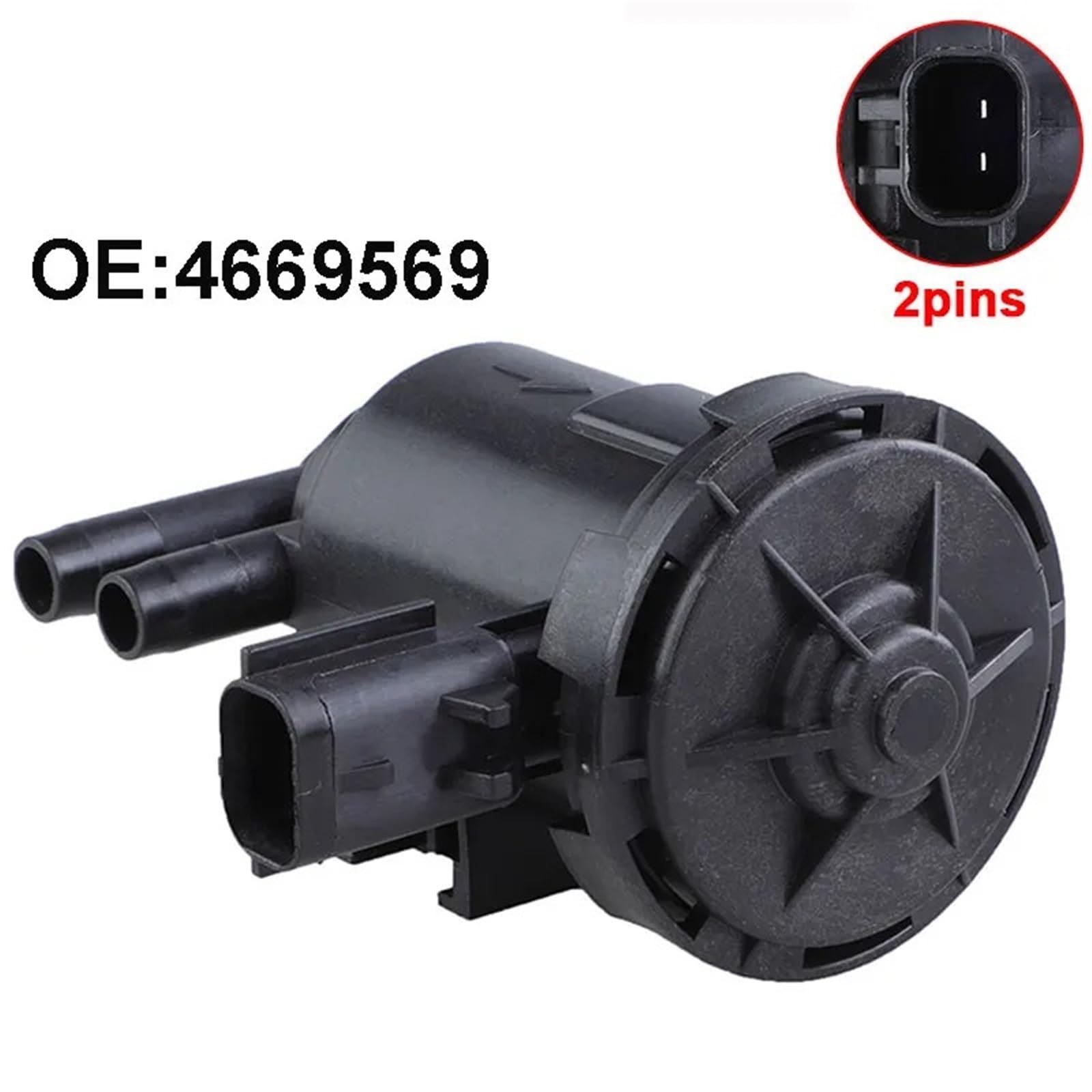 Valvola di sfiato magnetica per carburante Solenoide della valvola di spurgo del contenitore del vapore adatto per Dodge Jeep Chrysler 4669569 911-202 52121071AC 52121071AB
