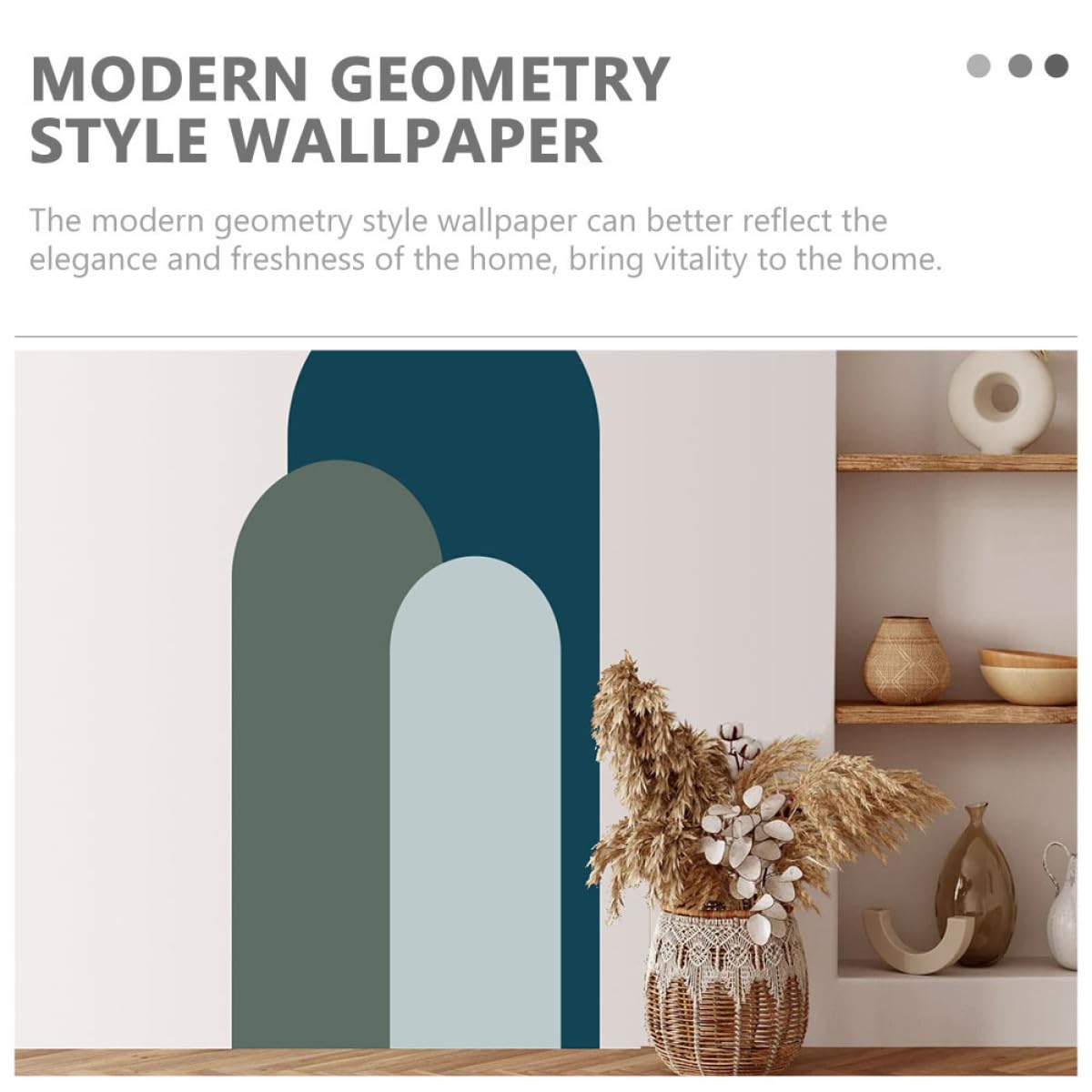 Alipis Adesivi Murali Decorativi Geometrici per Pareti Soggiorno e Cameretta Ragazzo Ragazza Adesivi Rimovibili per Decorazione Interna