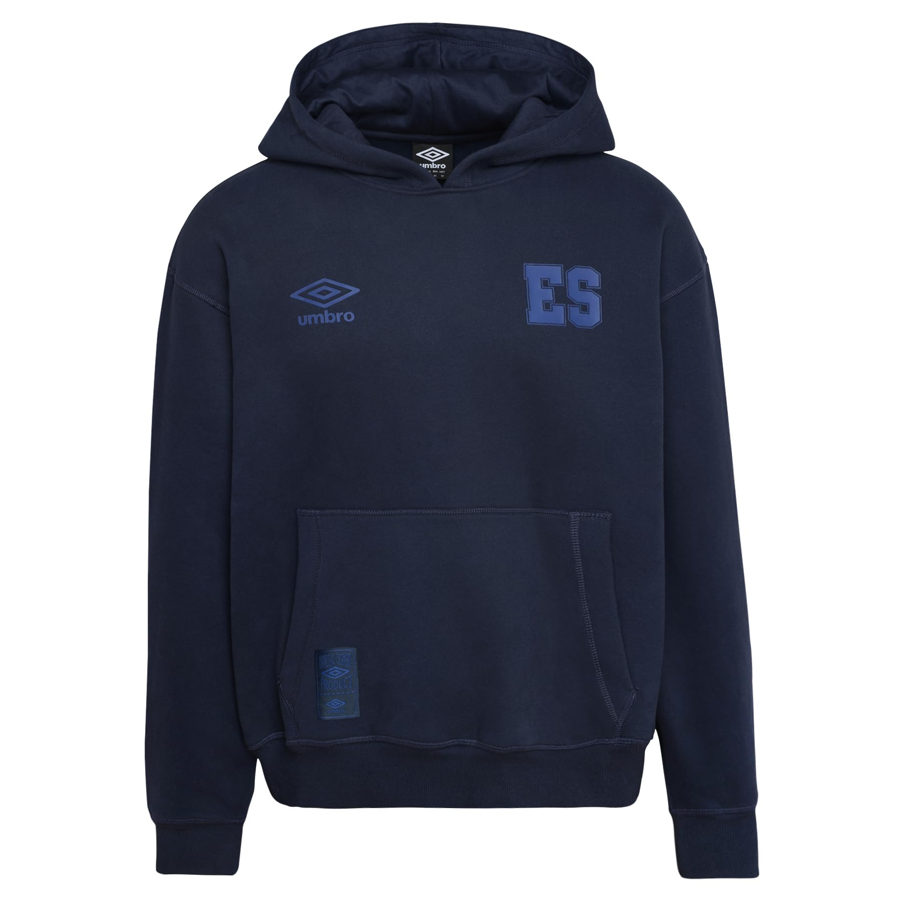 Umbro Men's El Salvador Hoodie, Navy, 3XL