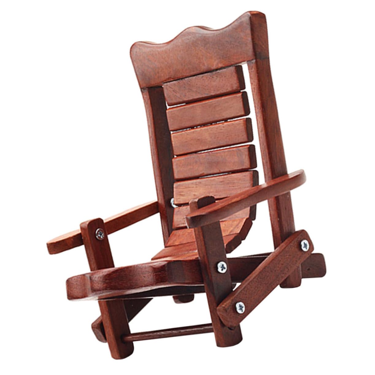 DOITOOL 4piezas Soporte De Teléfono De Madera para Escritorio Soporte Decorativo para Teléfono Móvil para Ver Videos y Realizar Videollamadas Compatible