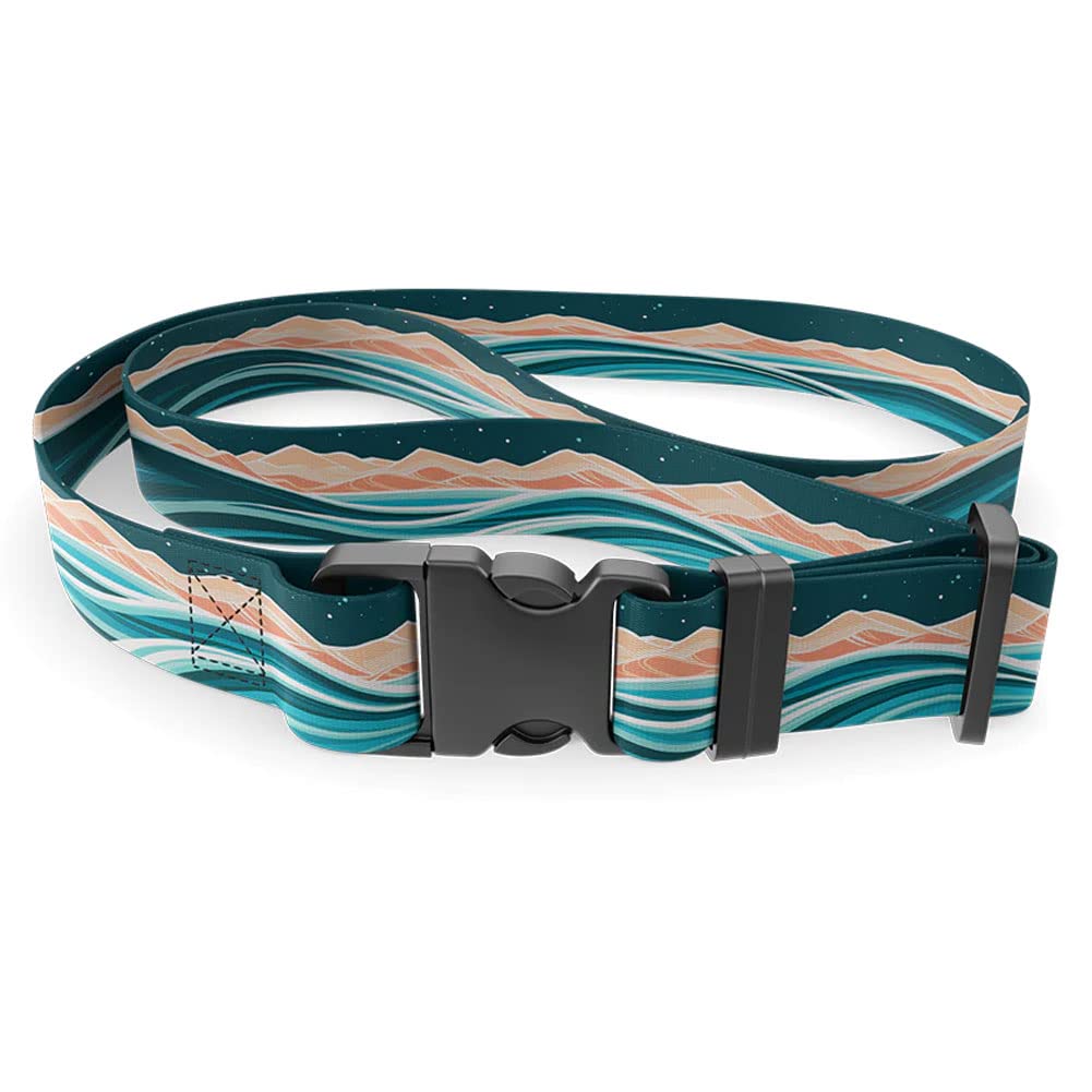 WINGO OUTDOORS Wingo Wading Belt, Rolling Seas (W-WAD-137-OS)