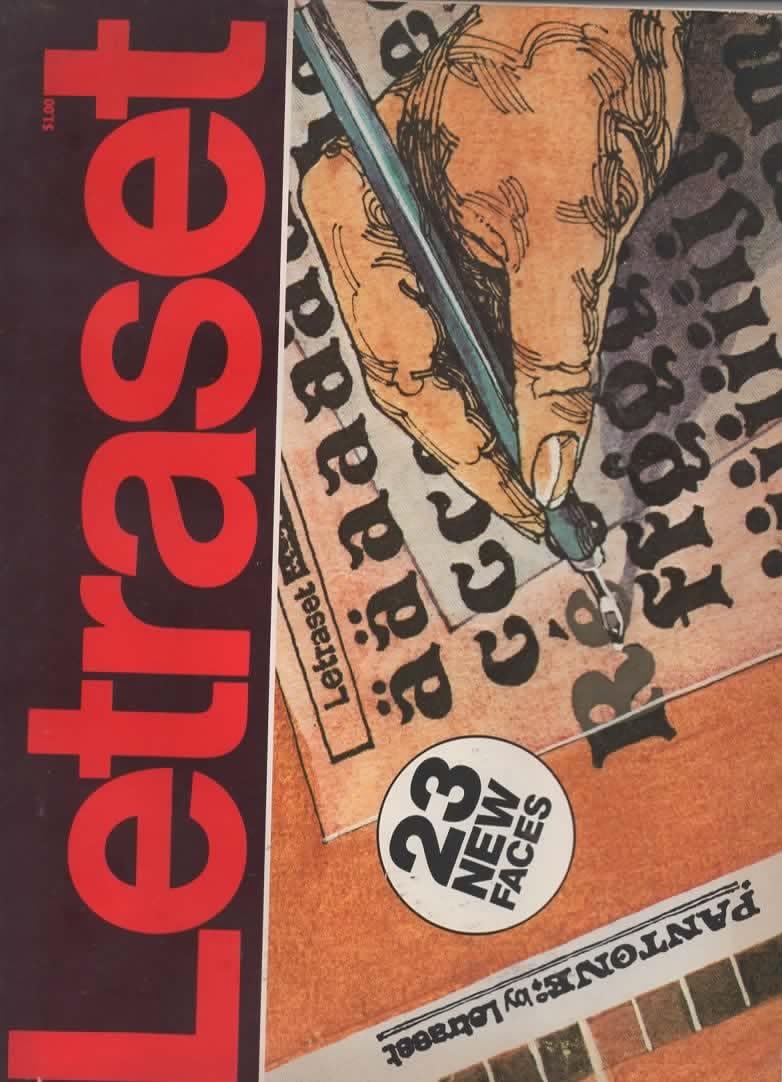 Catalog for Letraset, 23 New Typefaces, Graphic Treasures Products for