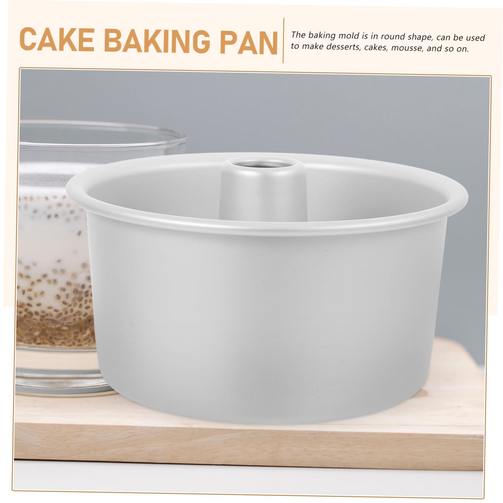 Cabilock 3 Juegos Molde De Torta Moldes Para Pasteles Para Hornear Moldes Redondos Para Pasteles Para Hornear Molde Para Pastel De Queso Sartén Metálico Molde De Pudín Aleación De Aluminio