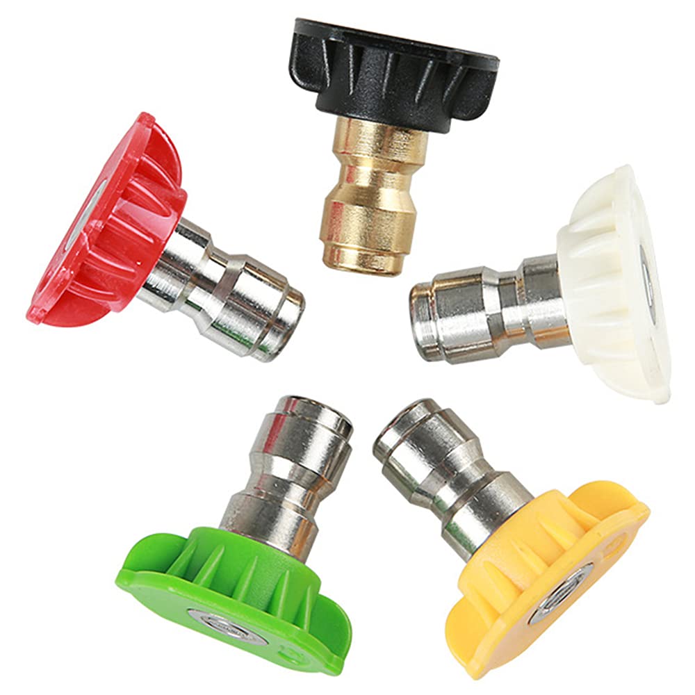 Adattatore e Raccordo per ugelli per idropulitrice Compatibile con idropulitrici ad Alta Pressione Karcher/Kärcher Serie K K2, K3, K4, K5, K6, K7 (Ugelli e Adattatore per idropulitrice)