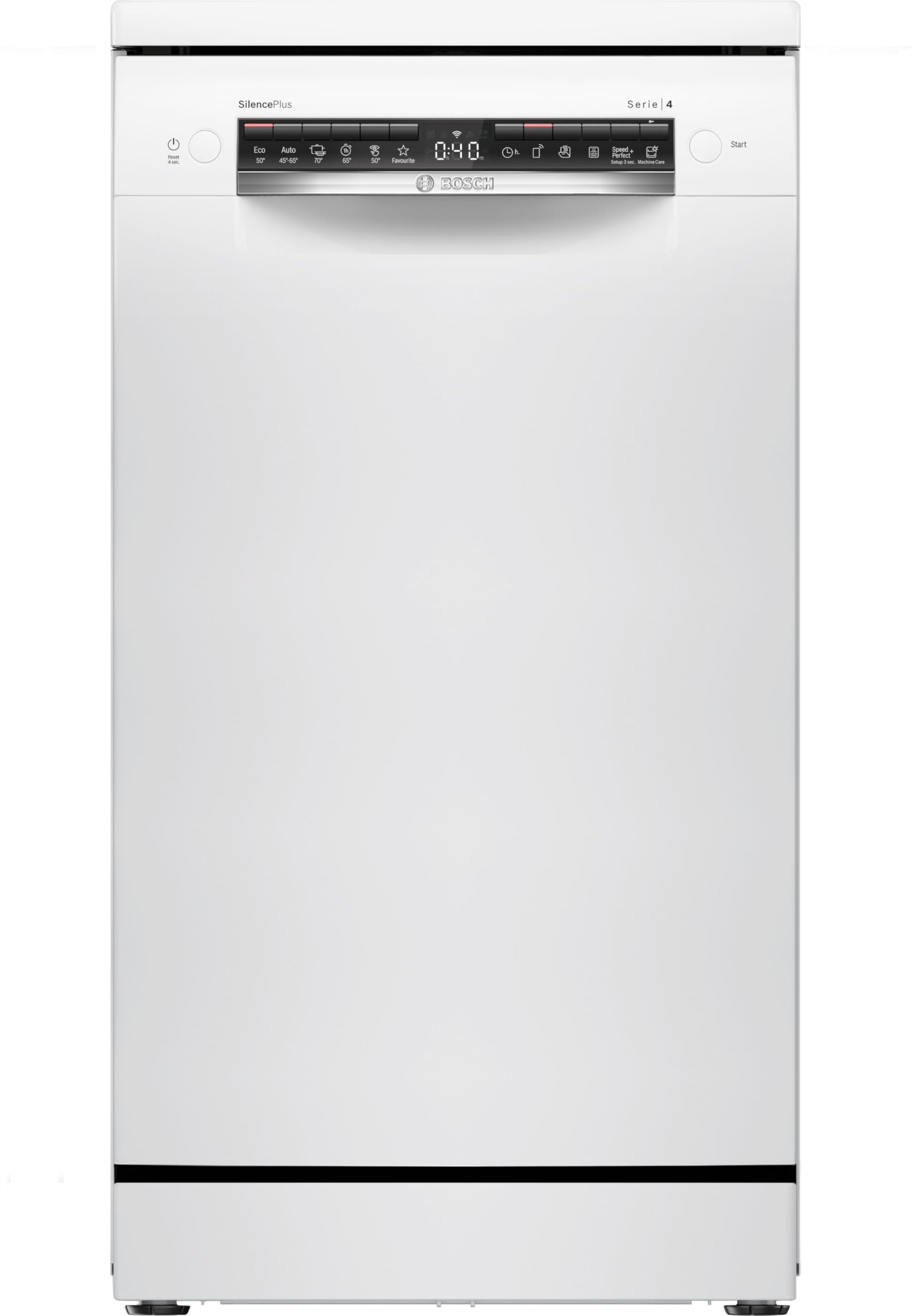 Bosch Série 4 Lave-vaisselle 45 cm Pose libre Blanc SPS4EMW24E