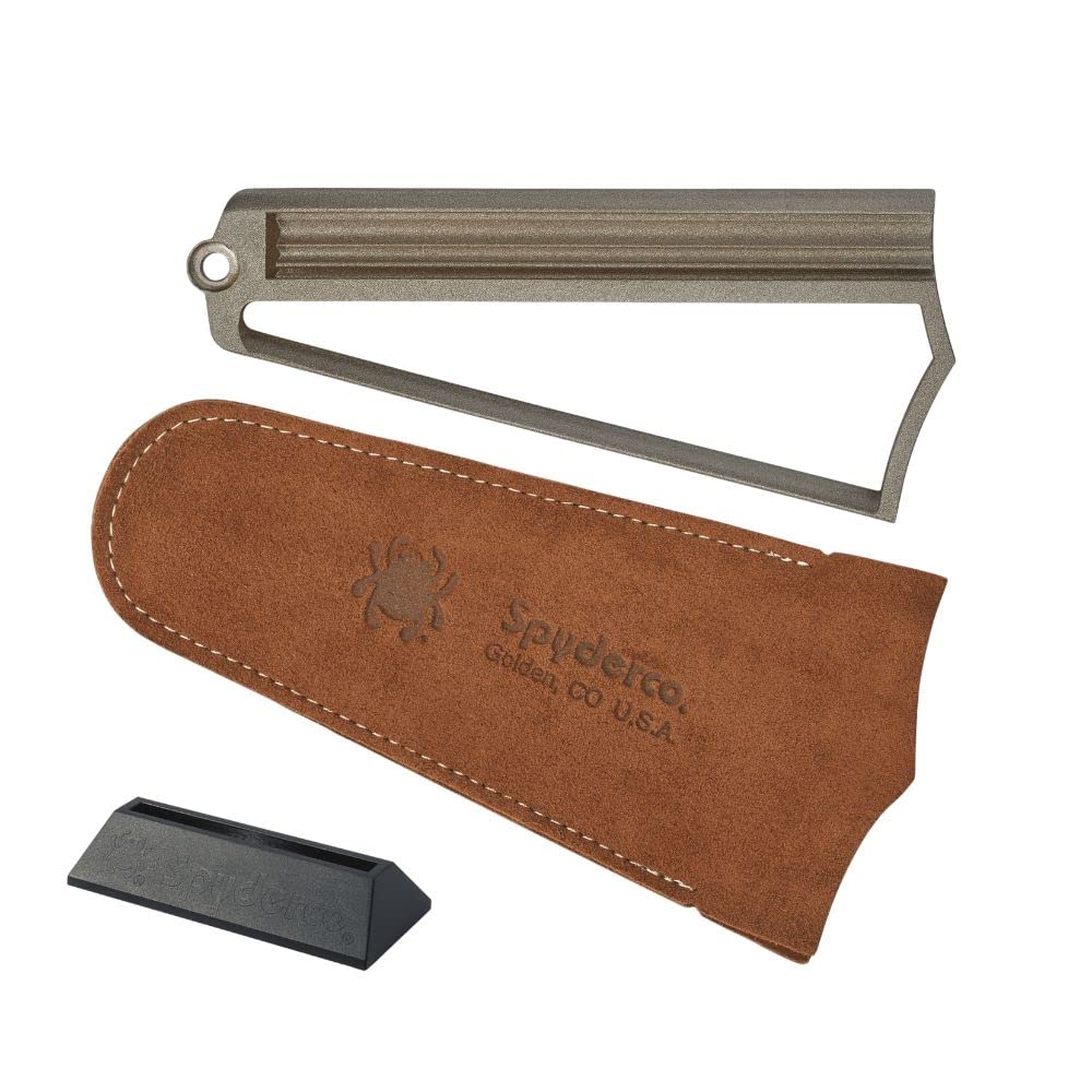 Aiguiseur Spyderco Webfoot 308CBN en nitrure de bore cubique pour couteaux et outils