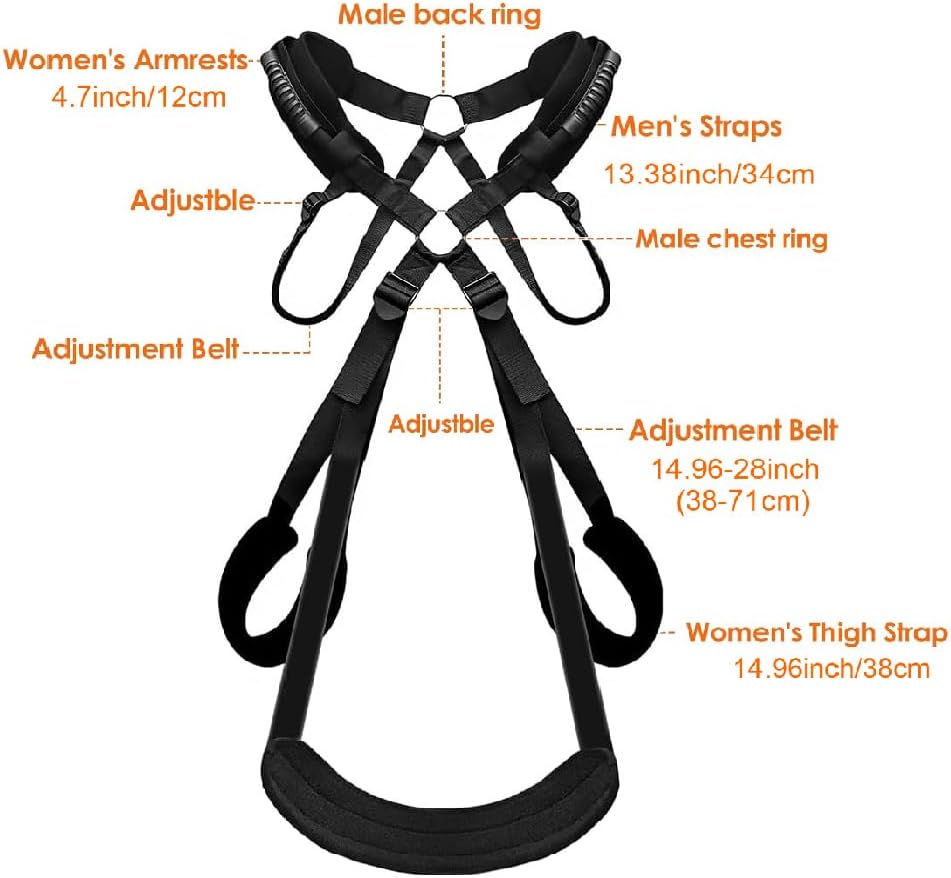 BDSM Sex Bondage Restraints Thigh Harness Kit Handcuffs for Adults Bedroom Bondge Ties for Bed Restraints Sex Rope Hand Ties for Adult Play Queen Bed Sex Resistance Bands with Ankle Strap Men Sweater
