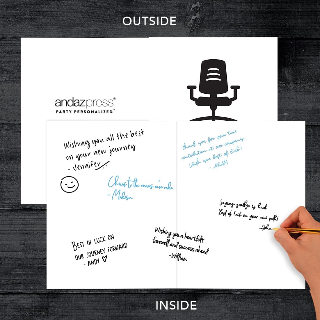 Andaz Press Funny Jumbo Retirement Card With Envelope 8.5 x 11 inch, Farewell Office, Missed By Some More Than Others 1-Pack, Includes Envelope