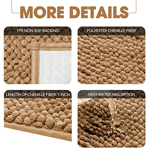 image for Pretigo Kitchen Rug Sets - Rugs for Kitchen Floor Washable,Non-Slip So