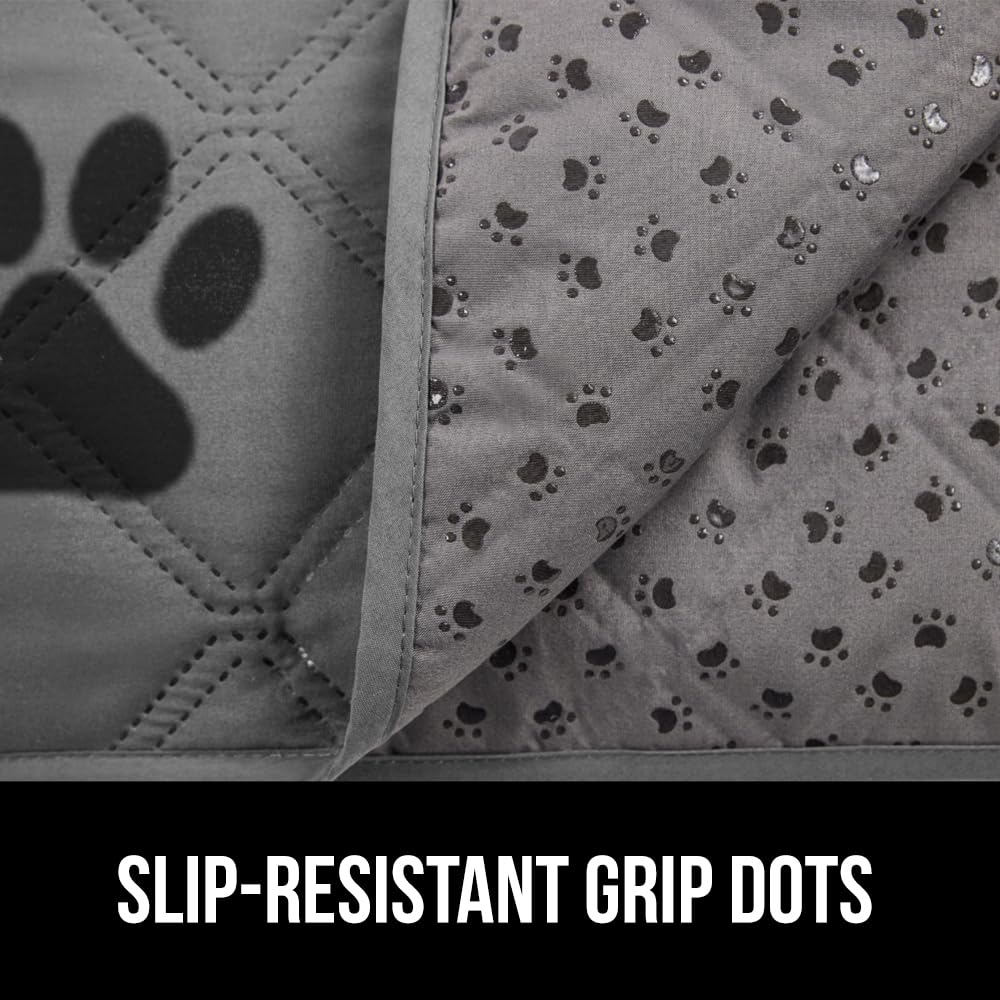 Gorilla Grip 100% wodoodporny koc dla psa, przyjazny dla zwierząt, odwracalny, niezbędny dla średnich psów, odporny na rozdarcie, szczelny, zmywalny pokrowiec na kanapę, ochraniacz na łóżko, do mebli