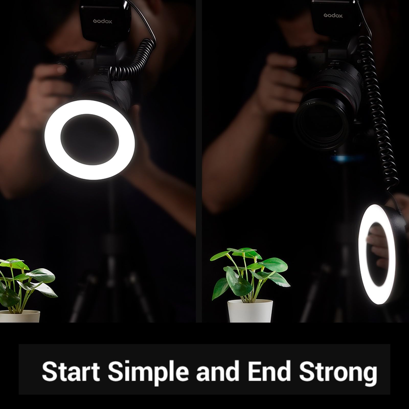 Godox RING72 LEDリングライトセット Amazon | GODOX RING72 マクロLEDリングライト,5600K 撮影用ライト10