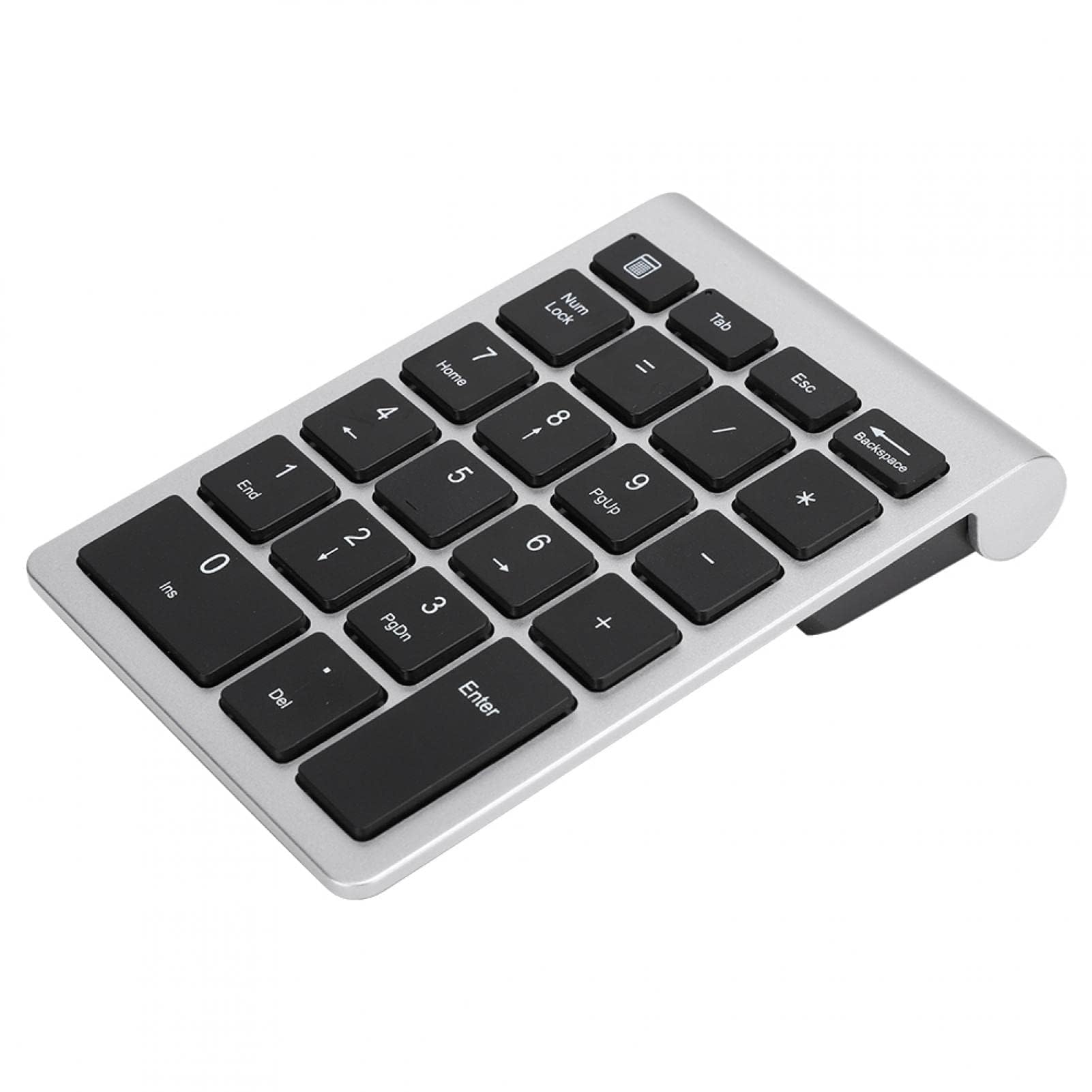 Agatige Pavé Numérique sans Fil Portable, 2,4G avec Récepteur USB Mini Clavier Numérique à 22 Touches pour Ordinateur de Bureau Ordinateur Entrée de Données de Raccourci PC (Noir)
