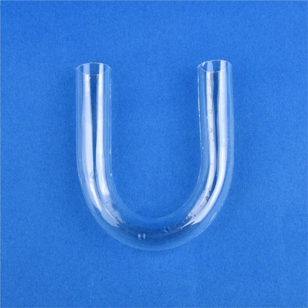 Conector de tubo para peces de acuario, 2 piezas de accesorios de tubería de acrílico en forma de U for acuario, conector de codo transparente for pecera, accesorios de tubo de aire en forma de U, 1 p