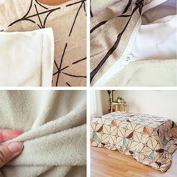 Amazon.co.jp: こたつ布団カバー 長方形 195×245cm グリーン 対応