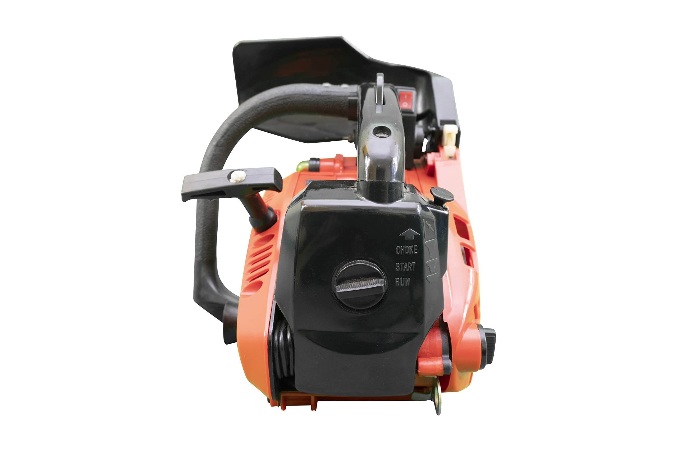 BRACOG Motosierra Gasolina Profesional de Poda (25.4 cc, Espadín 12"). Motosierra Pequeña Anti-vibración con Cadena Motor de 2 Tiempos, 0.7 kw. Motosierra Ligera para Recortar, Podar Ramas
