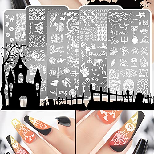 Set di Nail Art Stamping per Unghie, 8 pezzi Nail