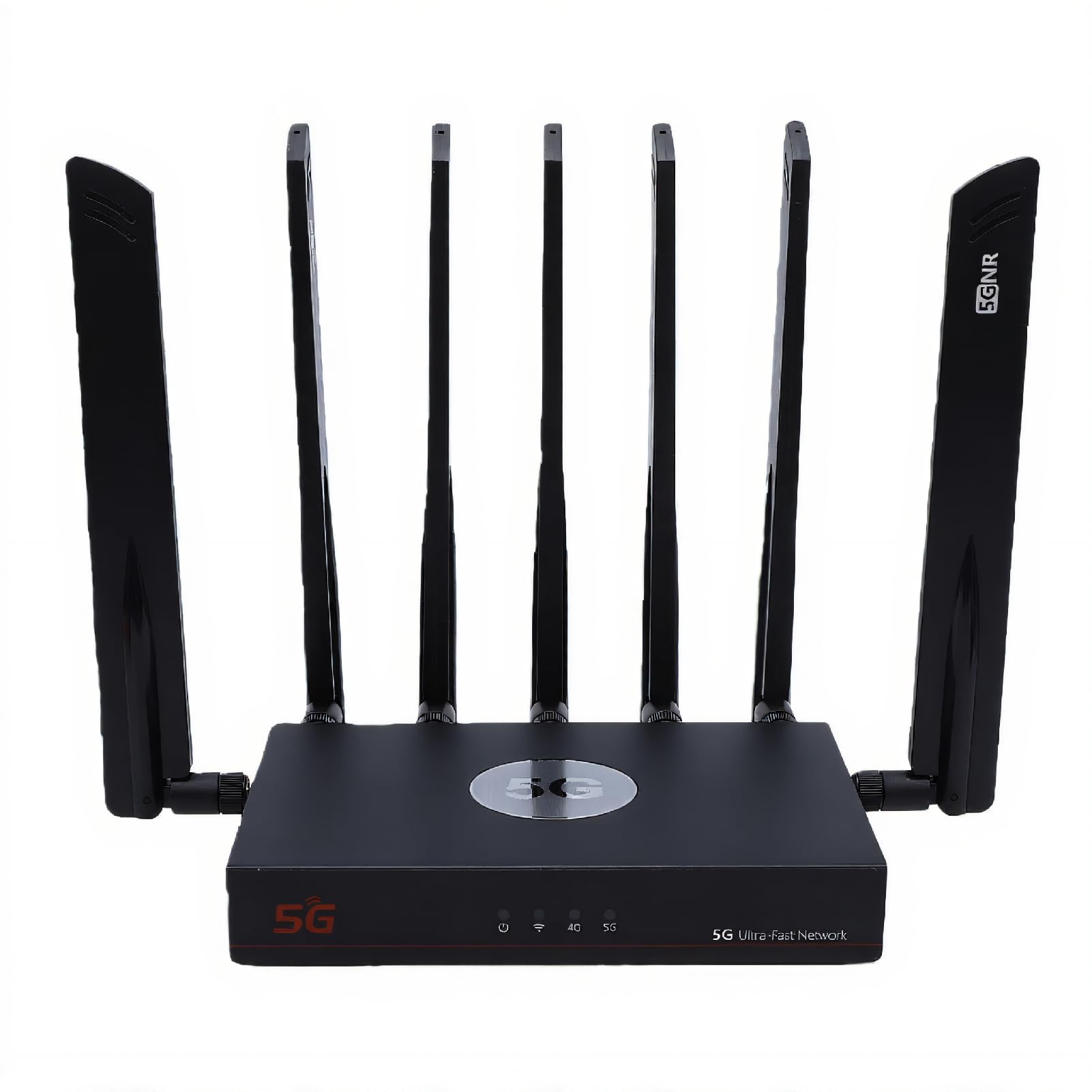 Sxhlseller Router 5G WiFi 6 Dual SIM, Router AX3000 CPE z MU MIMO OFDMA, Zasięg Siatki w Całym Domu, 2,5G WAN Gigabit LAN, Hybrydowy WAN LTE WiFi dla Domowego Biura (wtyczka UE)