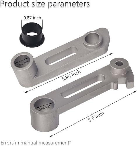 Miniatura 2 de M136635 M143350 - Tensor de brazo tensor y buje de reconstrucción compatible con modelos de tractor y cortacésped John D-eere 48C 54C GT LX GX