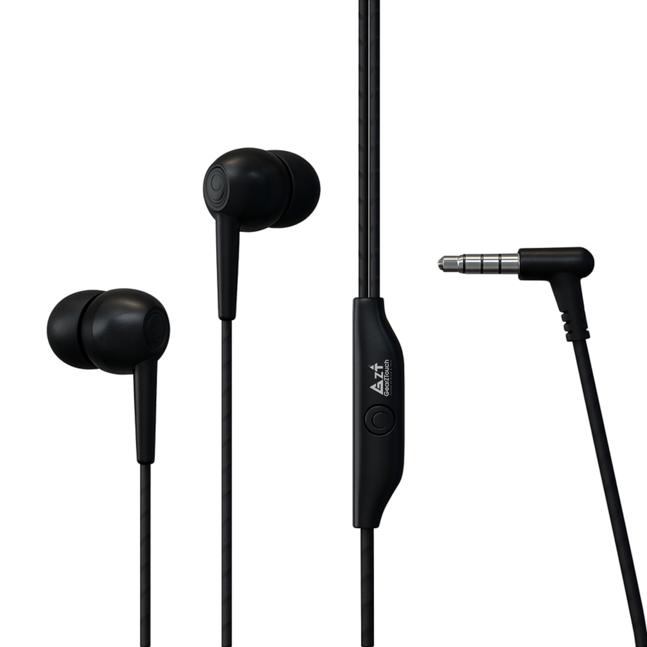 Loud Pro Wired Earphone with Powerful HD Mic for Clear Sound, in-Line Volume Controller & Noise Cancellation Compatible with only 3.5mm Jacks in Mobiles- Black-image-8