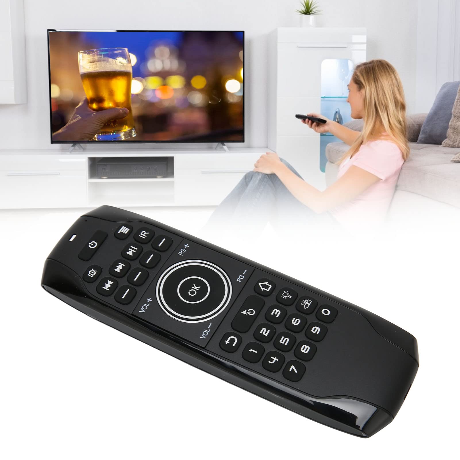 Voice Remote Control Computer Universal Controller Home Remote Control Device Replacement Remote Control for Home(G7BTS-Black) - Image 2