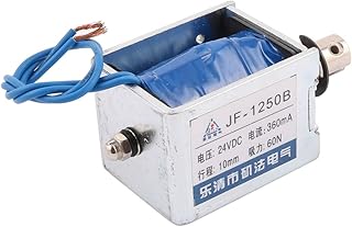 Aexit DC 24V Lawn Mower Replacement Parts JF-1250B Pull Push Type Opening Frame Solenoids Solenoid Electromagnet