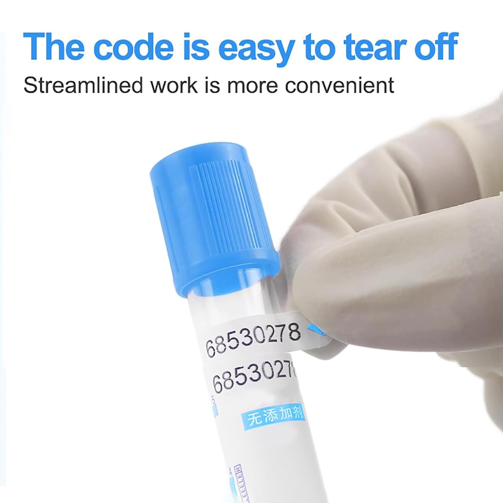 Tubos desechables de presión negativa al vacío,tubo de extracción de sangre al vacío de laboratorio,tubos de extracción de sangre con anticoagulante de citrato de sodio 1:9, plástico,2ml
