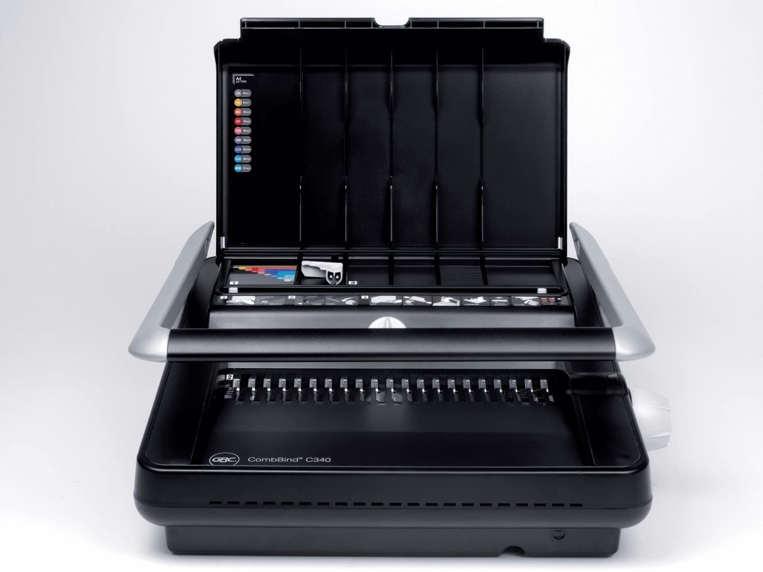 GBC 663733 CombBind C340 manuell-Bindegerät (mit automatischer Zentrierung)