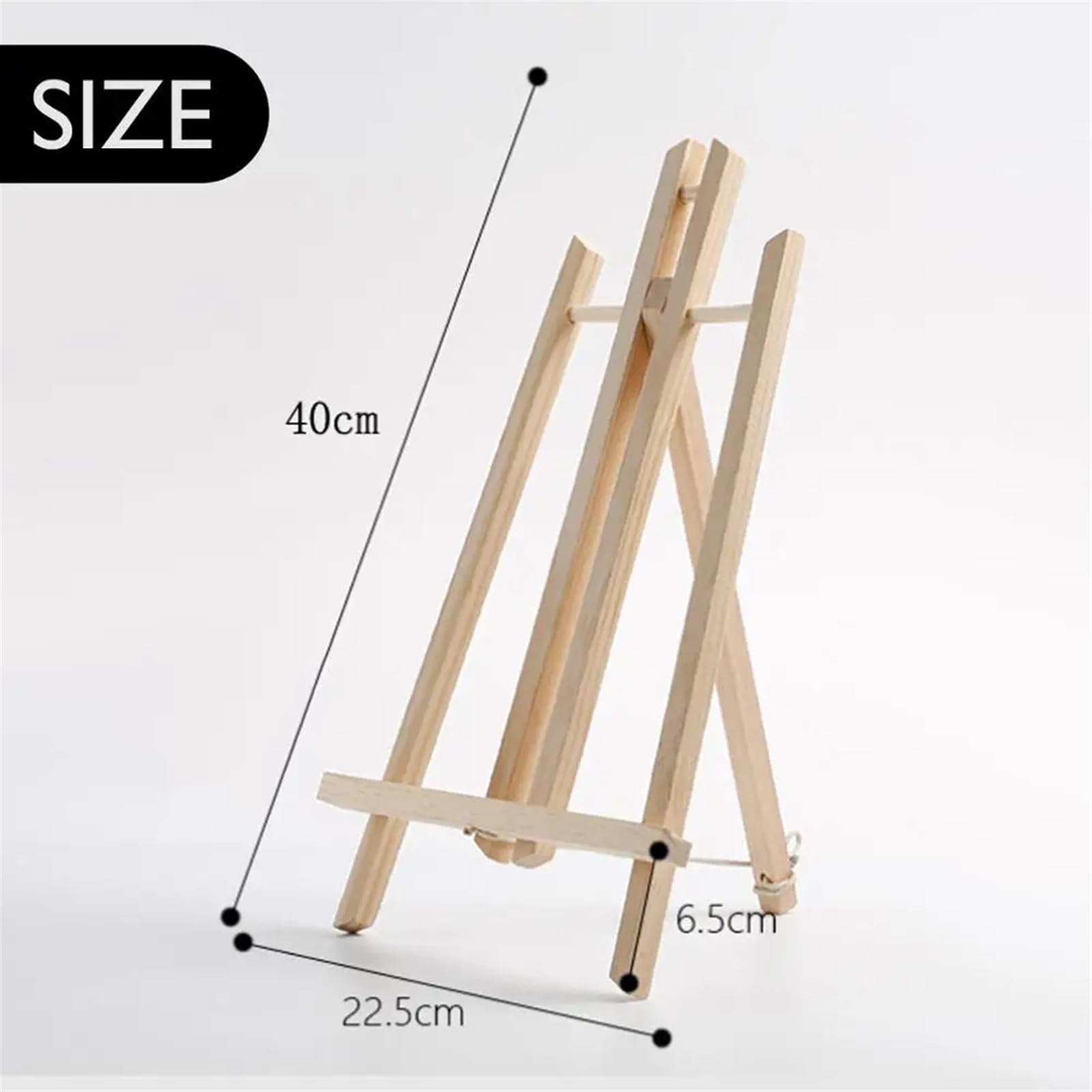 Sztaluga malarska z trójnogiem, 30/40/50cm przenośny do malowania artystycznego szkicowanie DIY artystyczne karty fotograficzne wyświetlane(40cm)