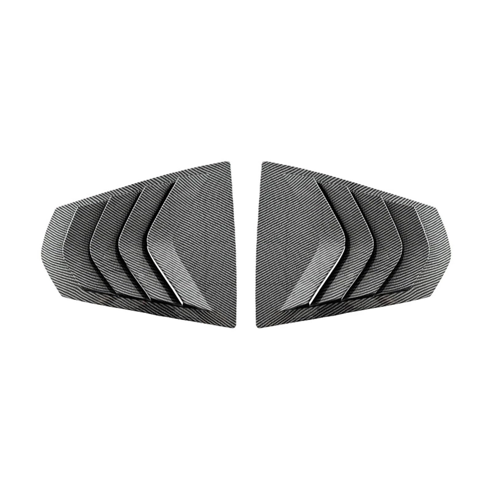 Compatible with BMW 3 Series G20 320i 325i 330i 2019-2023 Car Rear Louver Window Cap Side Shutter Cover Trim Sticker Vent Auto Accessories(Carbon Fiber Look)